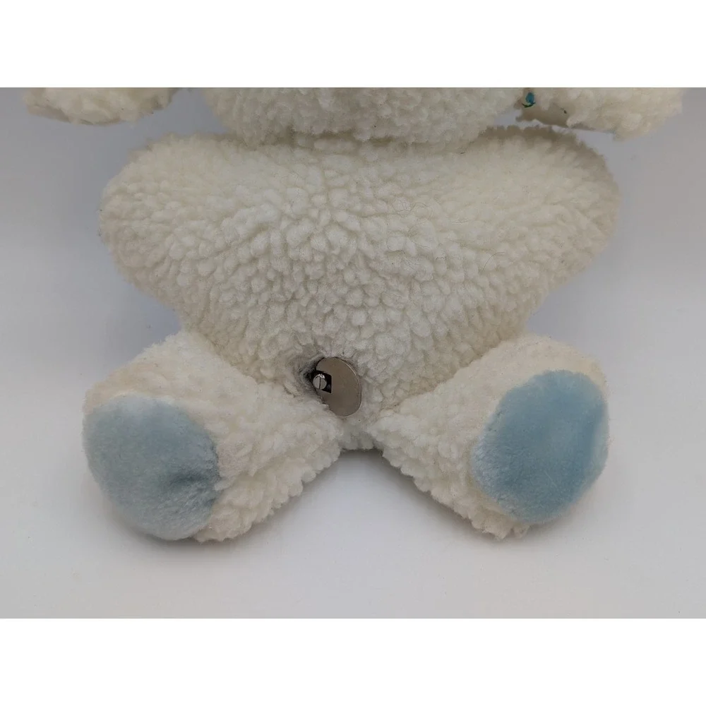 Eden Lamb Sheep Plush Musical‎ Wind Up 9 Inch Sherpa Works Stuffed Animal Toy